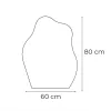 Ogledalo Wave 60 s LED rasvjetom
