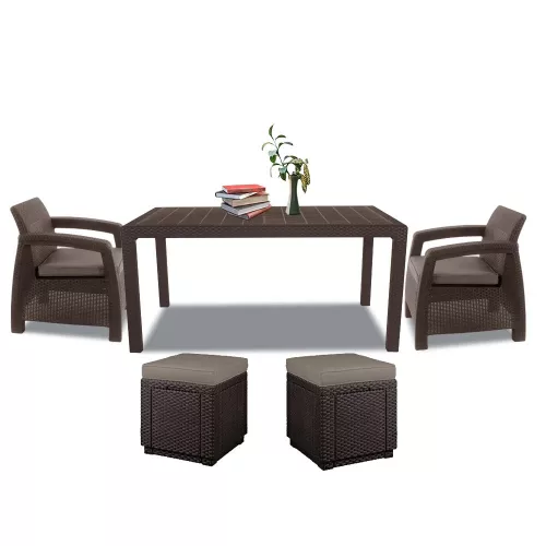 Set vrtnog namještaja Corfu duo cube