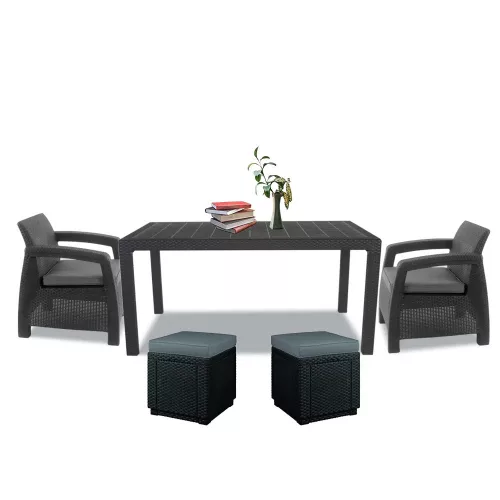 Set vrtnog namještaja Corfu duo cube