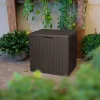 Plasticna kutija za pohranu vrtnih potrepština 113 L, siva