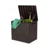 Plasticna kutija za pohranu vrtnih potrepština 113 L, siva