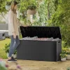 Emily plastična kutija za pohranu vrtnih alata, 270 L, antracit