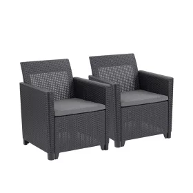 Claire duo vrtne fotelje od ratana
