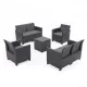 Claire IV set namještaja za 6 osoba s Vigovim stolom za pohranu
