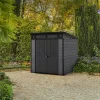 Cortina 7x7 plastična vrtna sjenica, siva