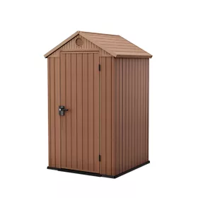 Darwin 4x4 plastična vrtna sjenica, smeđa