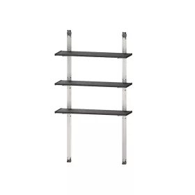 Metalna polica s 3 police, 100 cm