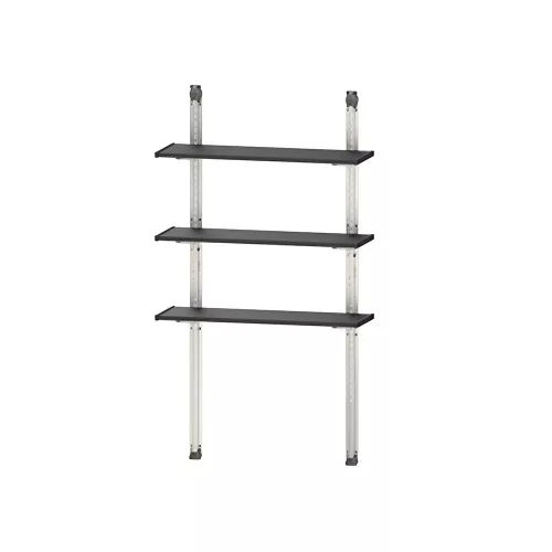 Metalna polica s 3 police, 100 cm