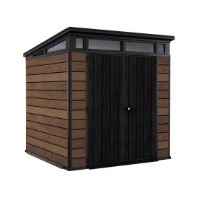 Signature PENT 7X7 plastična vrtna ograda orah