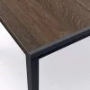 Veliki set vrtnog namještaja 6+1 u boji oraha-grafit
