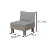 Elements Signature jednosedna vrtna sofa od jasena