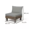 Elements Signature jednosedna vrtna sofa od hrasta