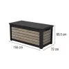 Decocoat plastična vrtna kutija 630 L