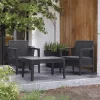 Atlas Linea plastični balkonski set s jastucima