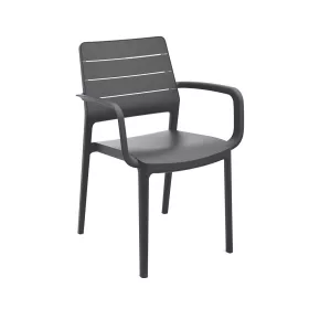 Porto plastična vrtna stolica s naslonima za ruke