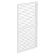 LUXE bočni panel s letvicama (R) 123x218 cm do 4 m bijeli