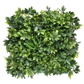 Aralia plastični zeleni zid 50x50 cm