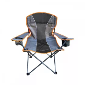 Grafitno narančasta vrtna stolica