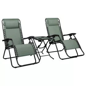 Deluxe set od 2 stolice i stola, zelena