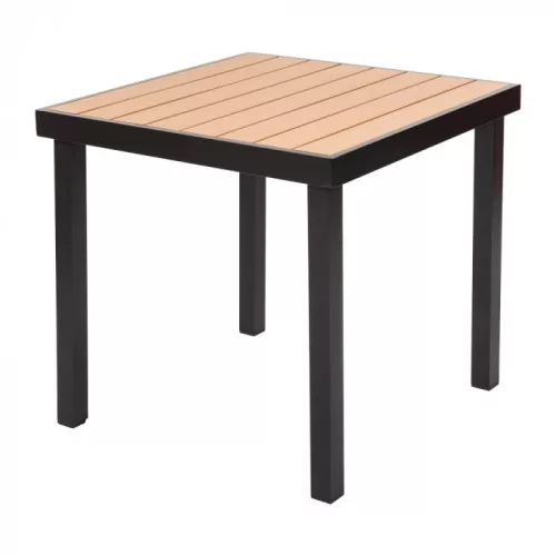 IZZY okrugli stol promjera 80 cm s metalnim okvirom za 4 osobe