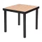 IZZY okrugli stol promjera 80 cm s metalnim okvirom za 4 osobe
