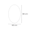 Ogledalo Dea 60 s LED rasvjetom