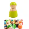 12 šarenih drvenih Montessori figura