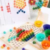 Mozaik slagalica u obliku lopte, Montessori drvena igračka