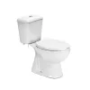 Cleano monoblok WC školjka s donjim odvodom i sjedalom