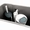 Cleano monoblok WC školjka s donjim odvodom i sjedalom