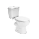 Cleano monoblok WC školjka s vanjskim odvodom i sjedalom