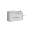 Osnovni ormar 80 s umivaonikom