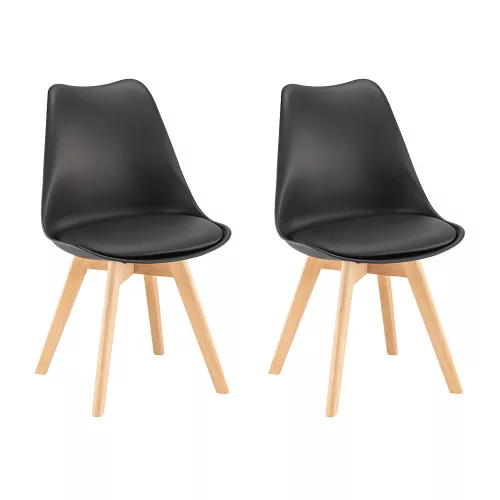 Stolice Silla, 2 komada, crne
