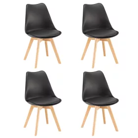 Stolice Silla, 4 komada, crne