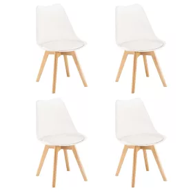 Blagovaonska stolica Silla, 4 komada, bijela