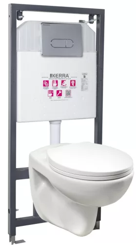 Doris Pacific CH zidni komplet za WC školjku