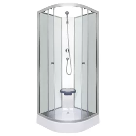   Evora White 90 tuš-kabineta s tuš-podestom za zidnu montažu