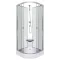 Evora White 90 tuš-kabineta s tuš-podestom za zidnu montažu