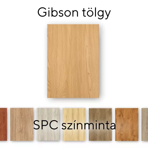 Leziter Gibson Oak uzorak/kompad vinilni SPC podni pokrivač