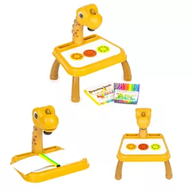 Projektor za crtanje dinosaura, 12 flomastera, 24 predloška