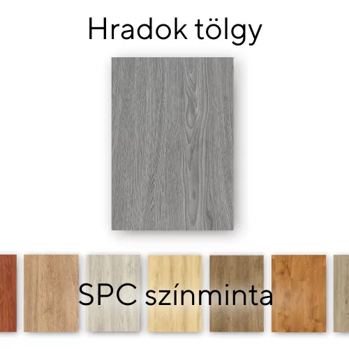 Leziter Hradok hrast SPC vinilni podni uzorak/ploča