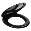 Julia Black univerzalno sjedalo za WC školjku s mekim zatvaranjem