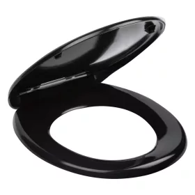   Julia Black univerzalno sjedalo za WC školjku s mekim zatvaranjem