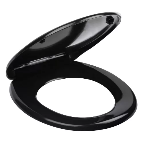 Julia Black univerzalno sjedalo za WC školjku s mekim zatvaranjem