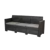 Nero trostruka vrtna sofa