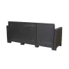 Nero trostruka vrtna sofa