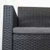 Nero trostruka vrtna sofa