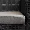 Nero trostruka vrtna sofa
