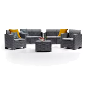 Nero Large set vrtnog namještaja za 6 osoba
