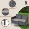 Venus II set vrtnog namještaja za 6 osoba